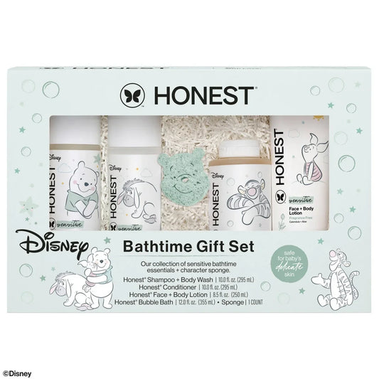 The Honest Company Disney Bath Time Gift Set - 5ct: Dye-Free, Phthalate-Free, Artificial Fragrance-Free, Whole Body Use