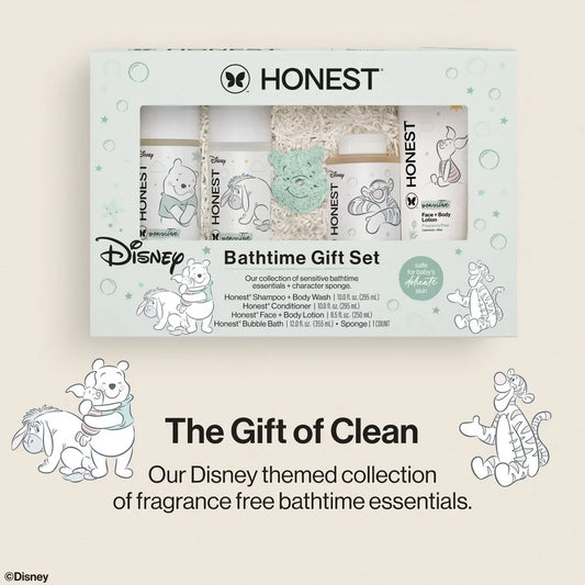 The Honest Company Disney Bath Time Gift Set - 5ct: Dye-Free, Phthalate-Free, Artificial Fragrance-Free, Whole Body Use
