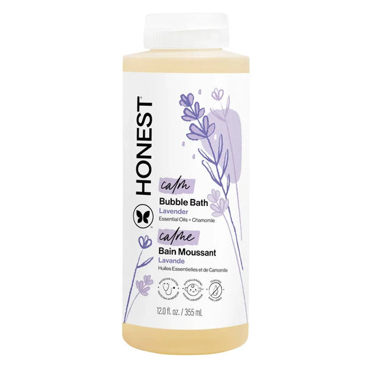 The Honest Company Calm Bubble Bath - Lavender - 12 fl oz: Paraben-Free, Sensitive Skin, Liquid, Refillable